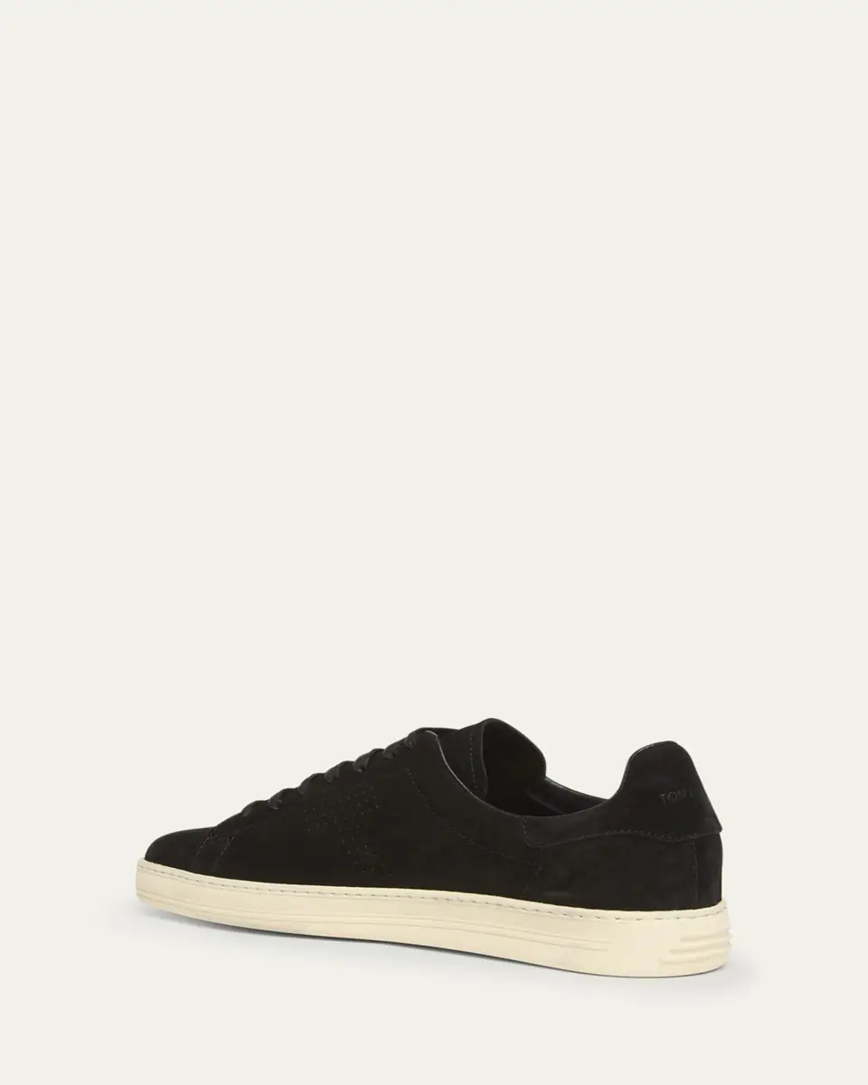 TOM FORD Men's Warwick Suede Sneakers | Thumbnail 4