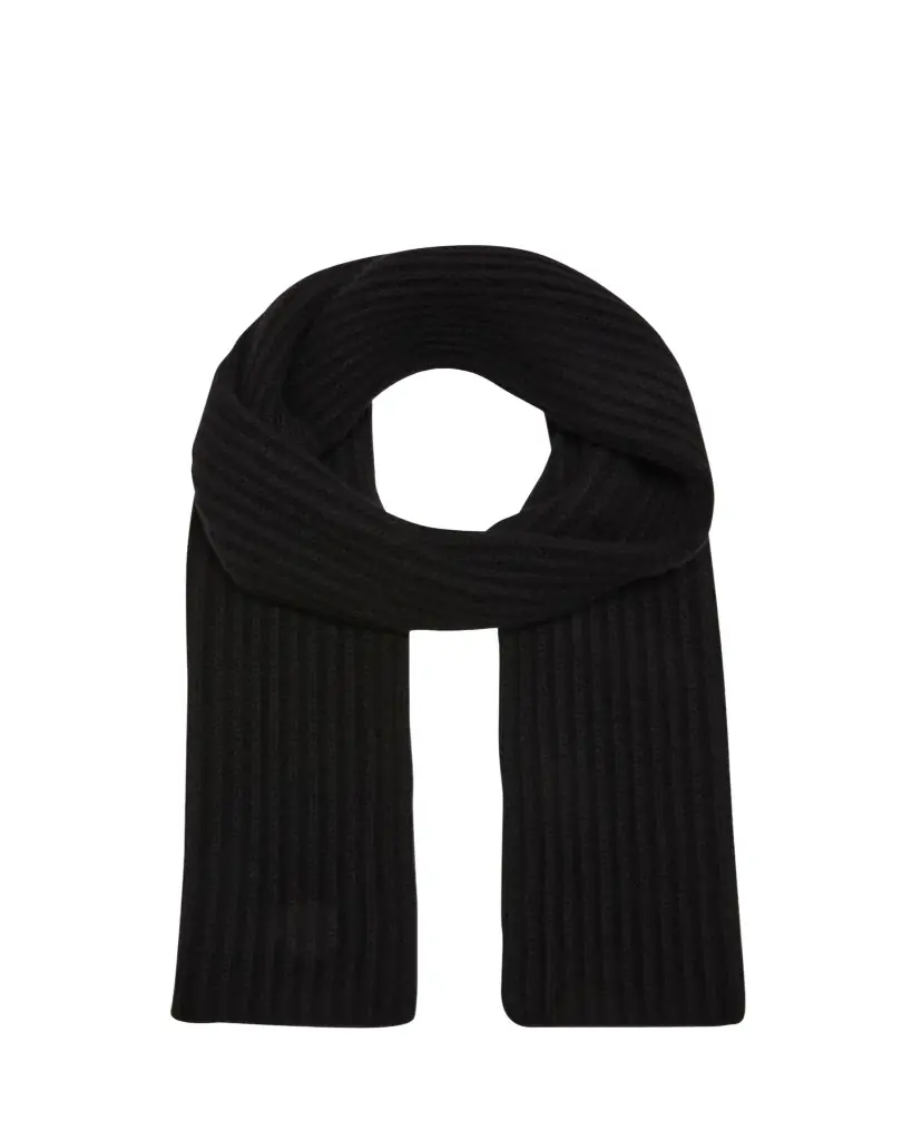 Bergdorf Goodman Ribbed Cashmere Scarf | Image 1 Bergdorf Goodman Ribbed Cashmere Scarf | Image 1