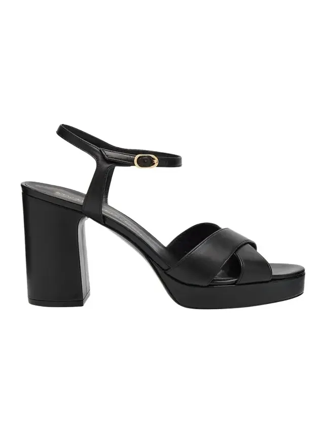 Dayna Leather Crisscross Platform Sandals Dayna Leather Crisscross Platform Sandals