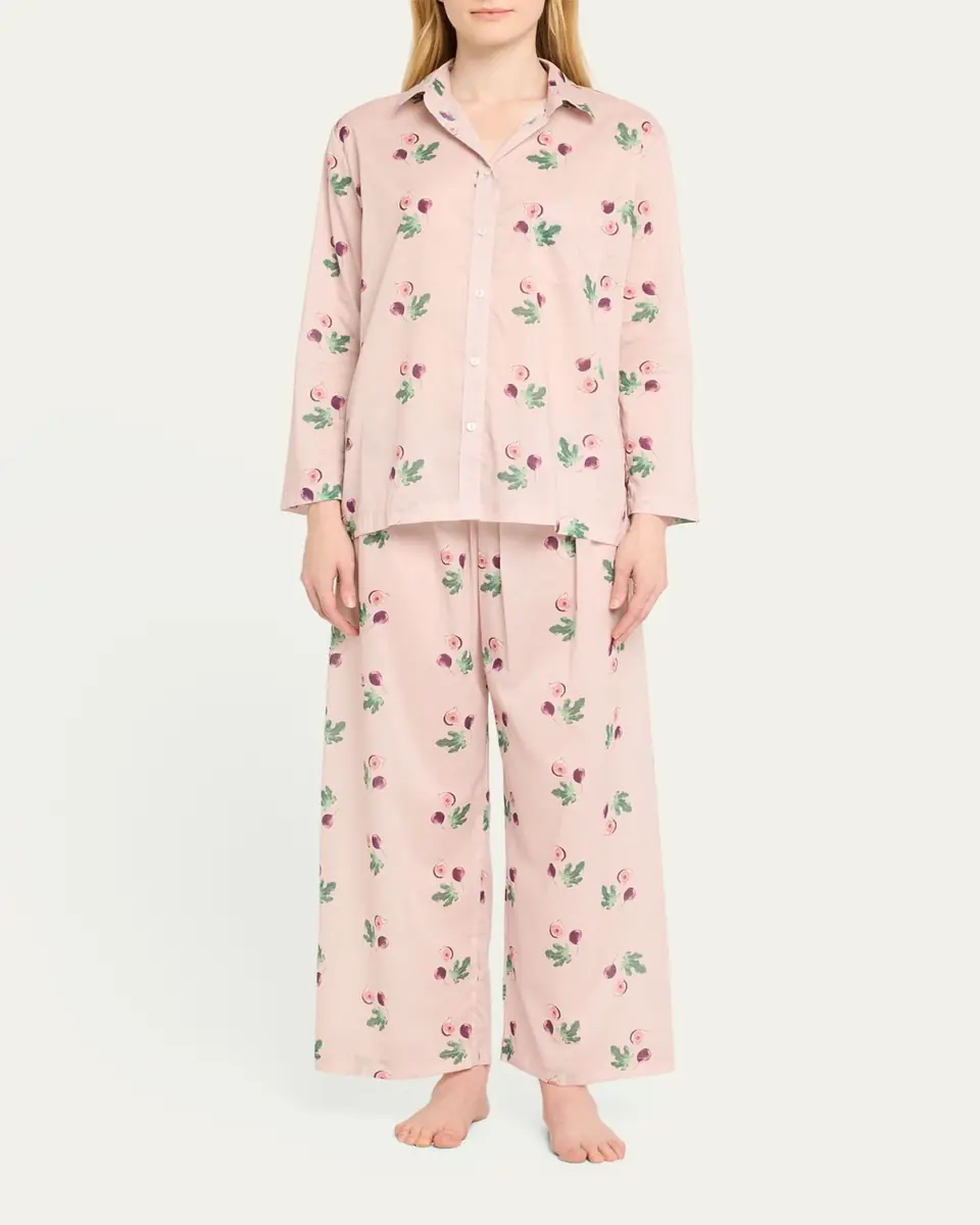 Pour Les Femmes Long Sleeve Pajama Set | Thumbnail 2
