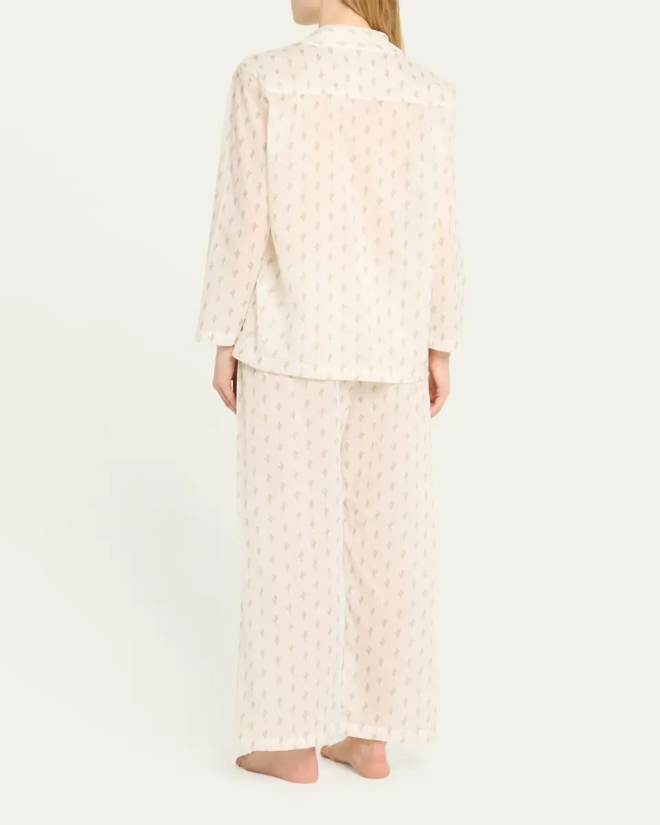Pour Les Femmes Long Sleeve Pajama Set | Thumbnail 11