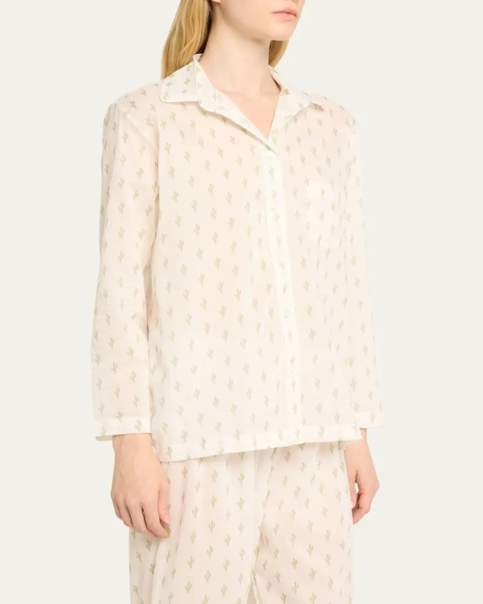 Pour Les Femmes Long Sleeve Pajama Set | Thumbnail 12