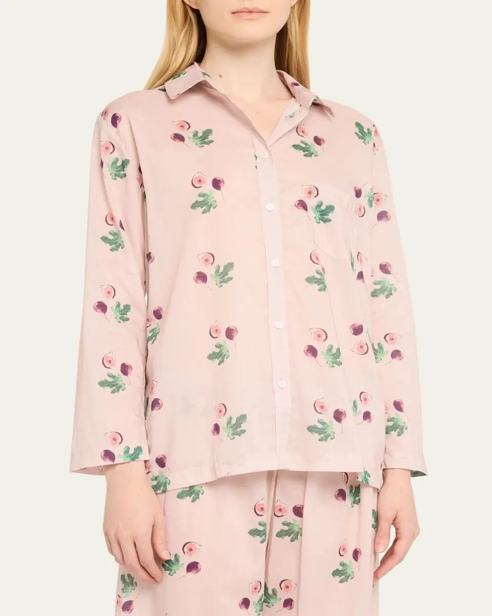 Pour Les Femmes Long Sleeve Pajama Set | Thumbnail 4