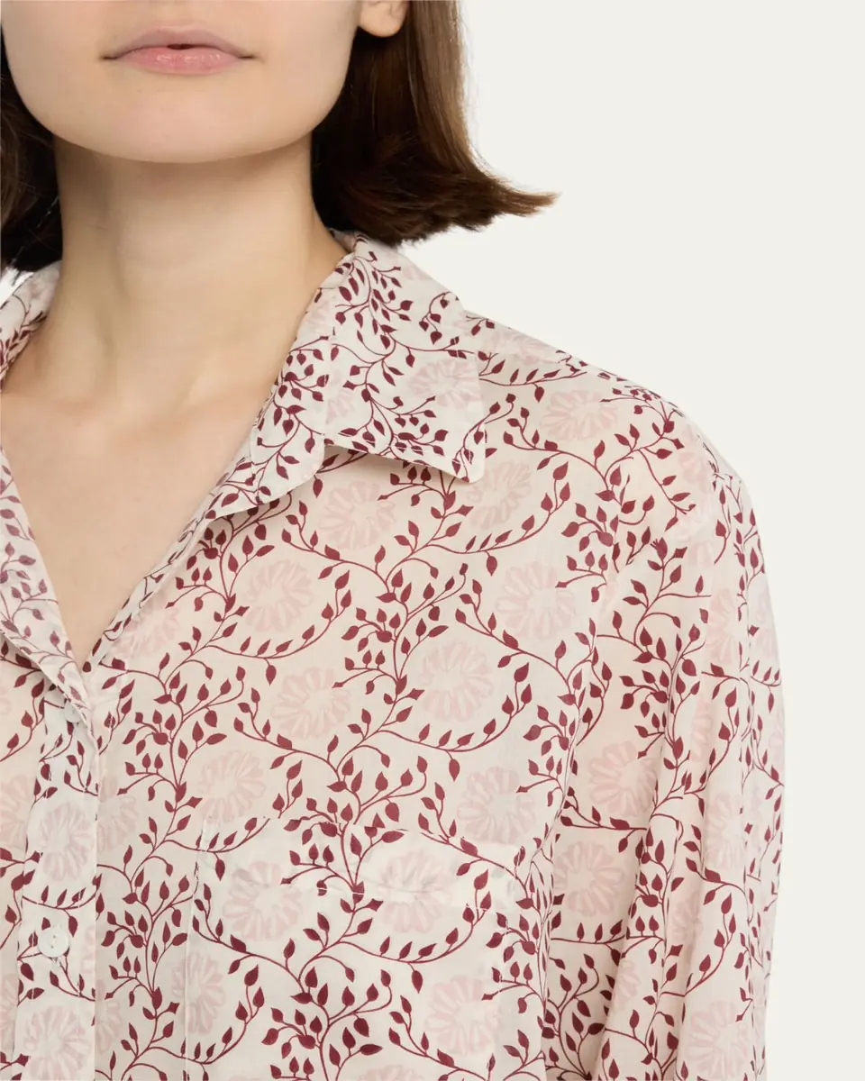 Pour Les Femmes Long Sleeve Pajama Set | Thumbnail 9