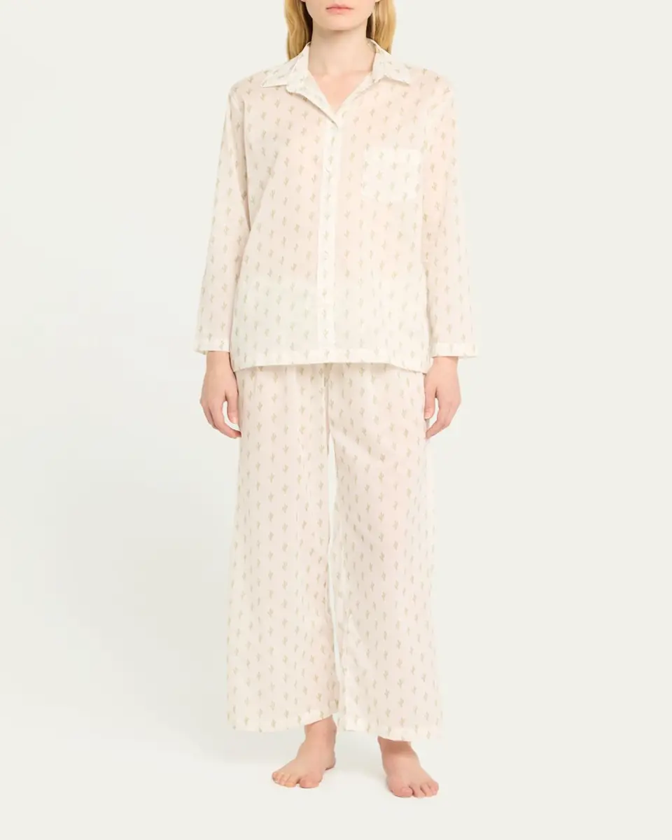 Pour Les Femmes Long Sleeve Pajama Set | Thumbnail 10