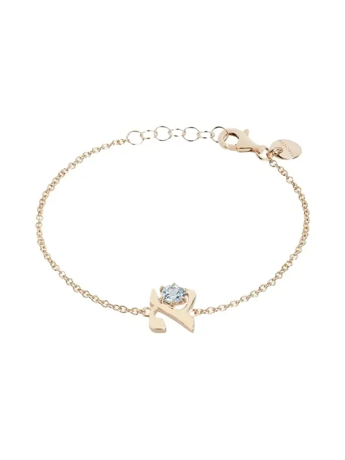 18K Gold Hebrew ALEF Initial Bracelet 18K Gold Hebrew ALEF Initial Bracelet