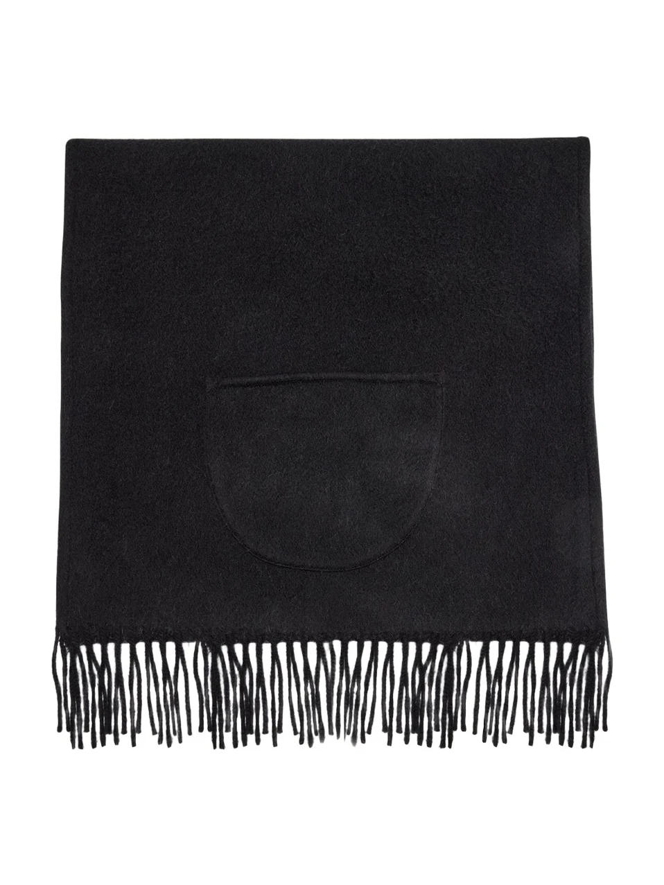 Alonpi Cashmere Fringe Trim Pocket Scarf | Thumbnail 1 Alonpi Cashmere Fringe Trim Pocket Scarf | Thumbnail 1