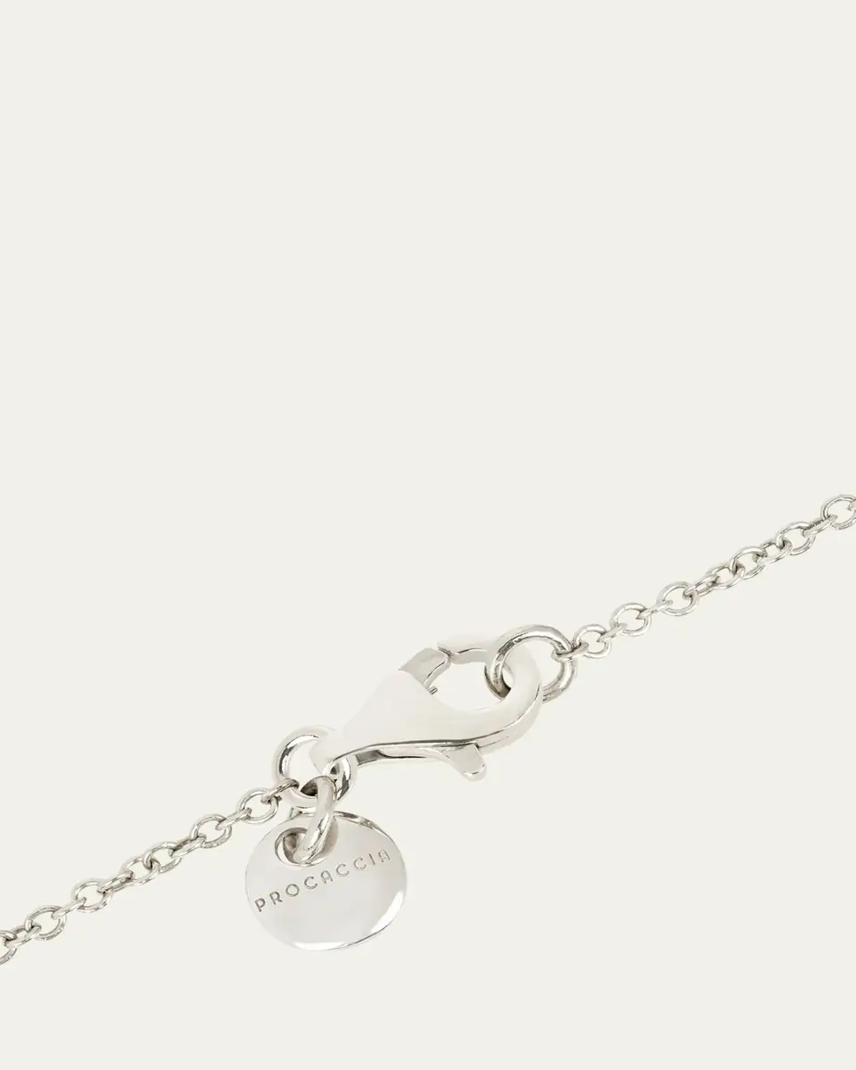 Procaccia Jewelry 18K Gold Hebrew AYN Initial Necklace | Thumbnail 4