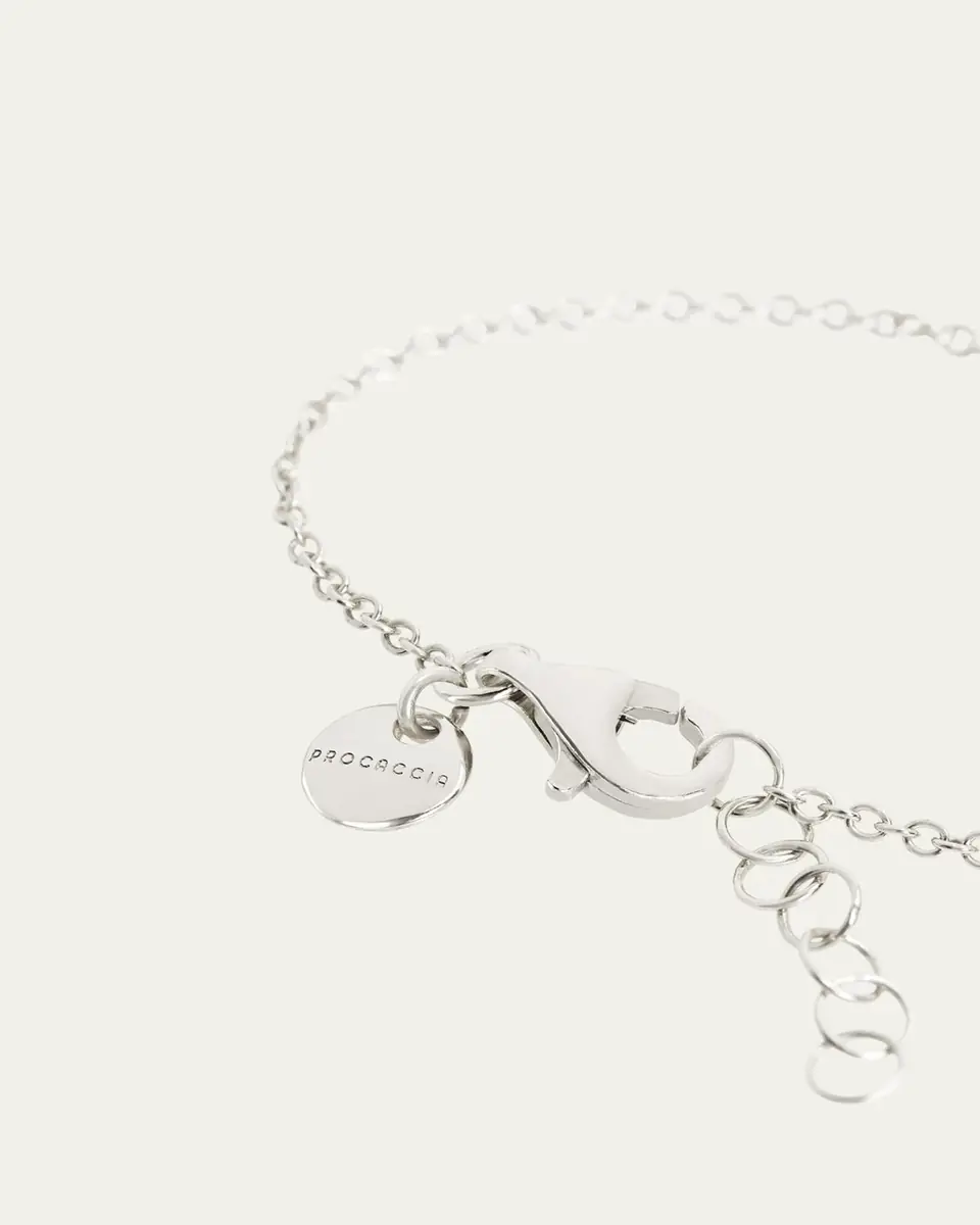 Procaccia Jewelry 18K Gold Hebrew GIMEL Initial Bracelet | Thumbnail 3