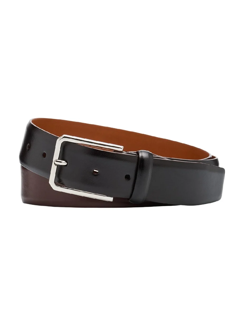 Santoni Men's Smooth Calfskin Belt