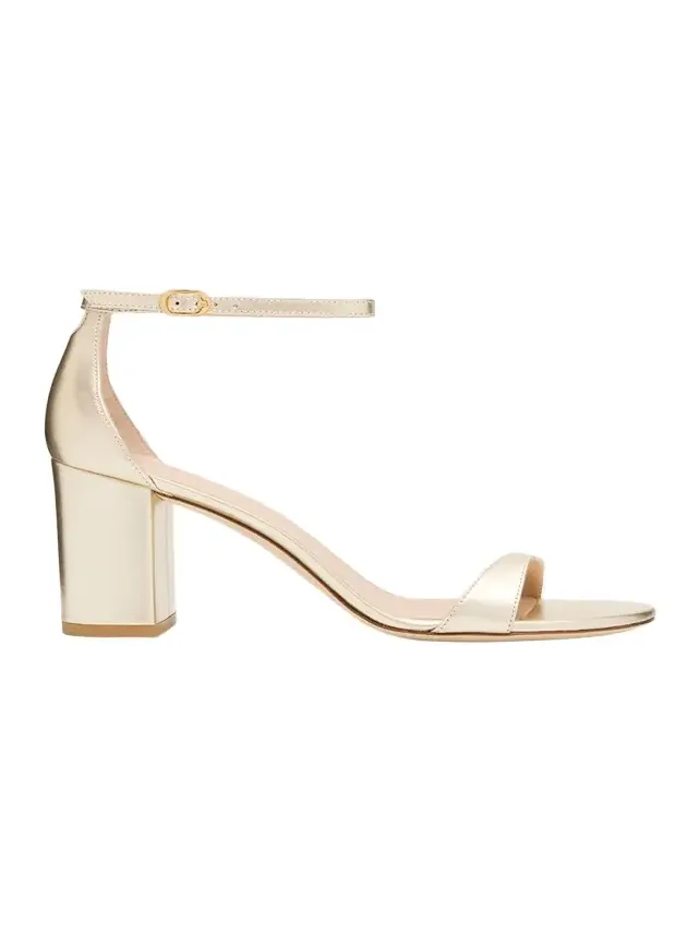 Nudist II Leather Ankle-Strap Sandals