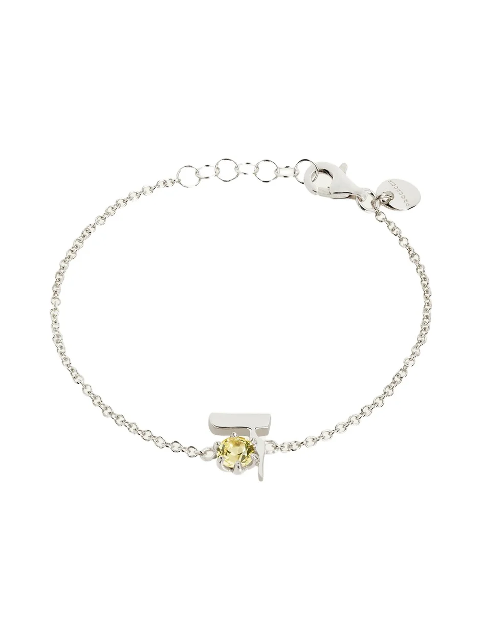 18K Gold Hebrew DALET Initial Bracelet 18K Gold Hebrew DALET Initial Bracelet