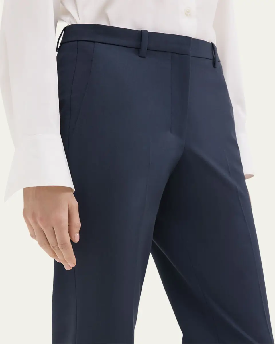 Theory Traceable Wool Slim Straight-Leg Trousers | Thumbnail 9 Theory Traceable Wool Slim Straight-Leg Trousers | Thumbnail 9
