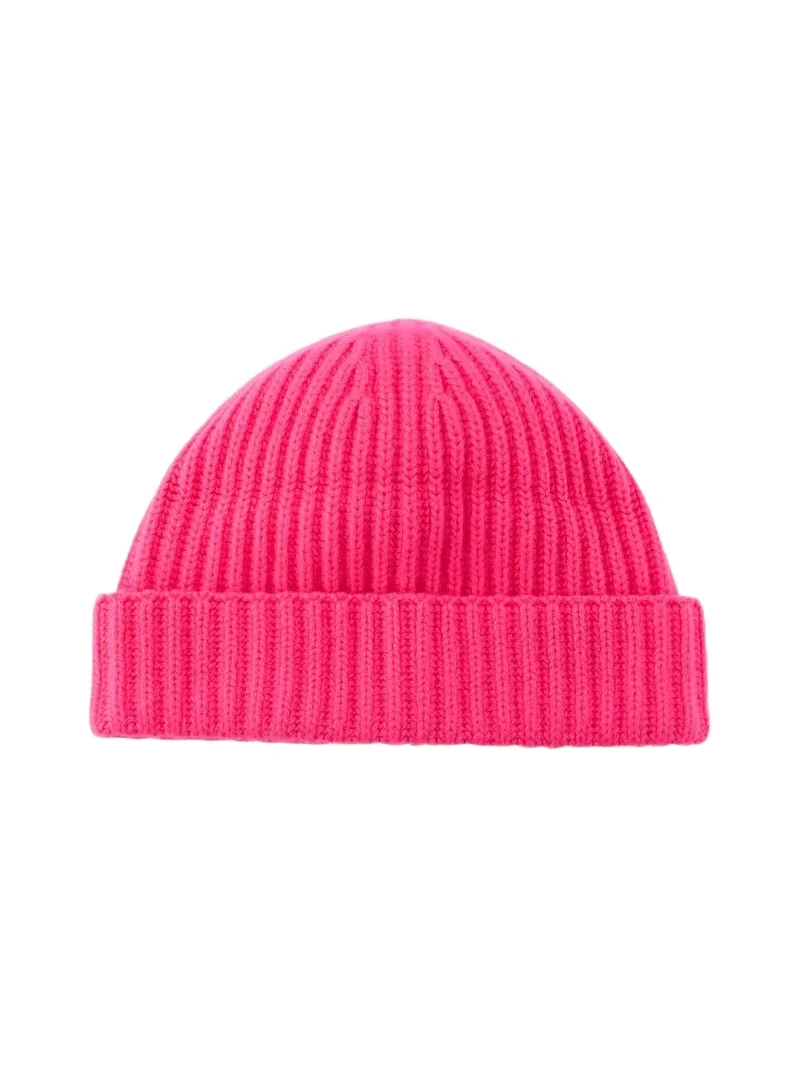 Bergdorf Goodman Men's Rib-Knit Cashmere Beanie Hat
