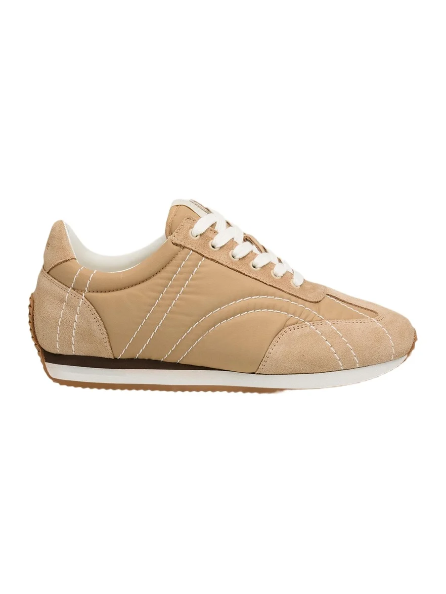 TOTEME Suede Retro Runner Sneakers