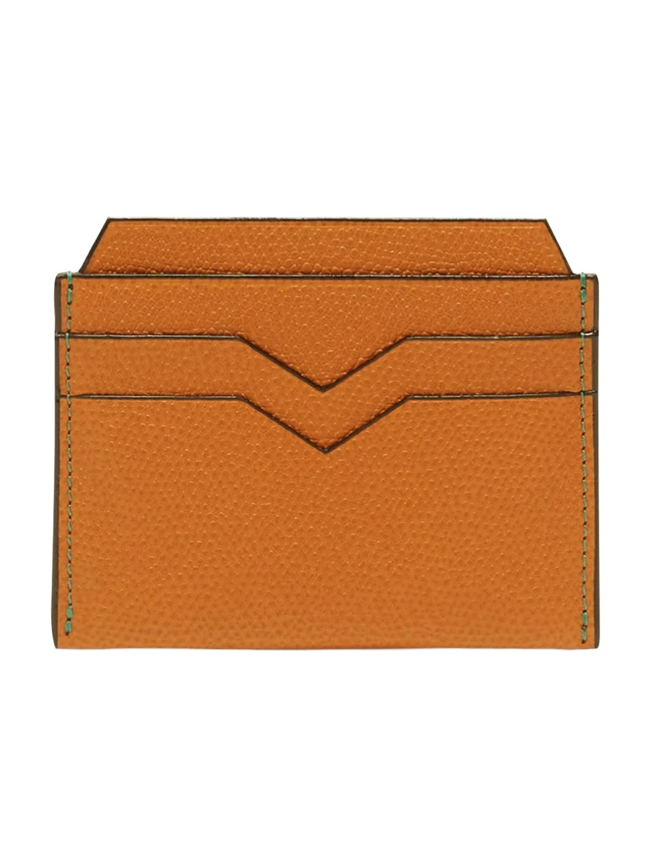 Valextra Men's V-Slot Leather Card Case
