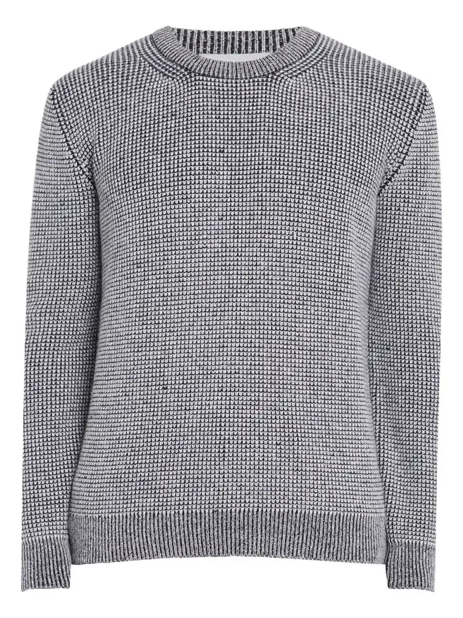 Men's Cashmere Novelty Knit Crewneck Sweater Men's Cashmere Novelty Knit Crewneck Sweater
