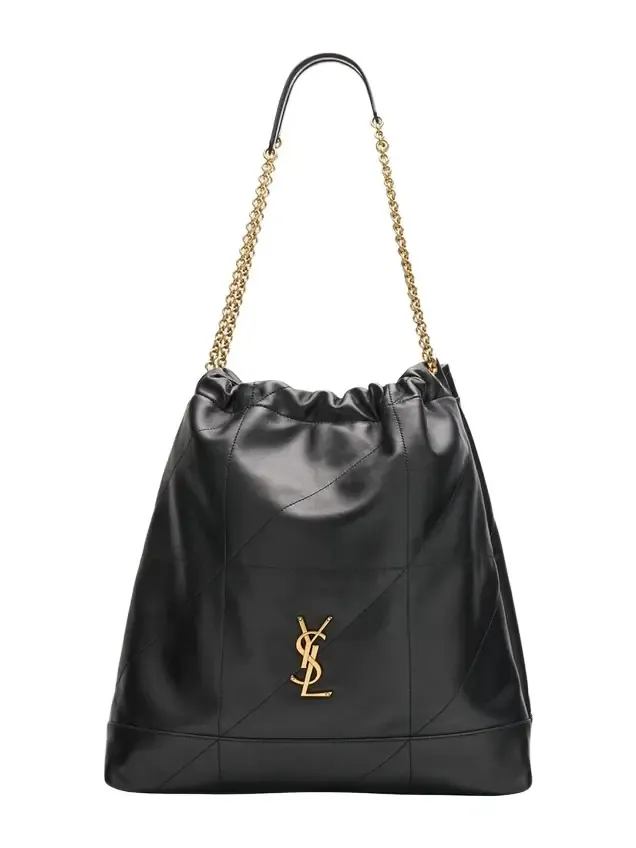 Jamie Large Pochon YSL Shoulder Bag in Quilted Lambskin Leather Jamie Large Pochon YSL Shoulder Bag in Quilted Lambskin Leather