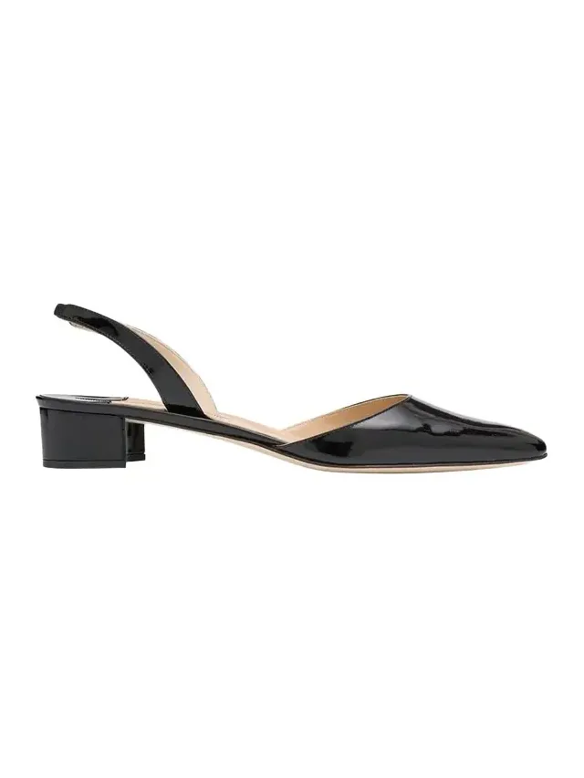 Aspro Leather Slingback Ballerina Pumps Aspro Leather Slingback Ballerina Pumps