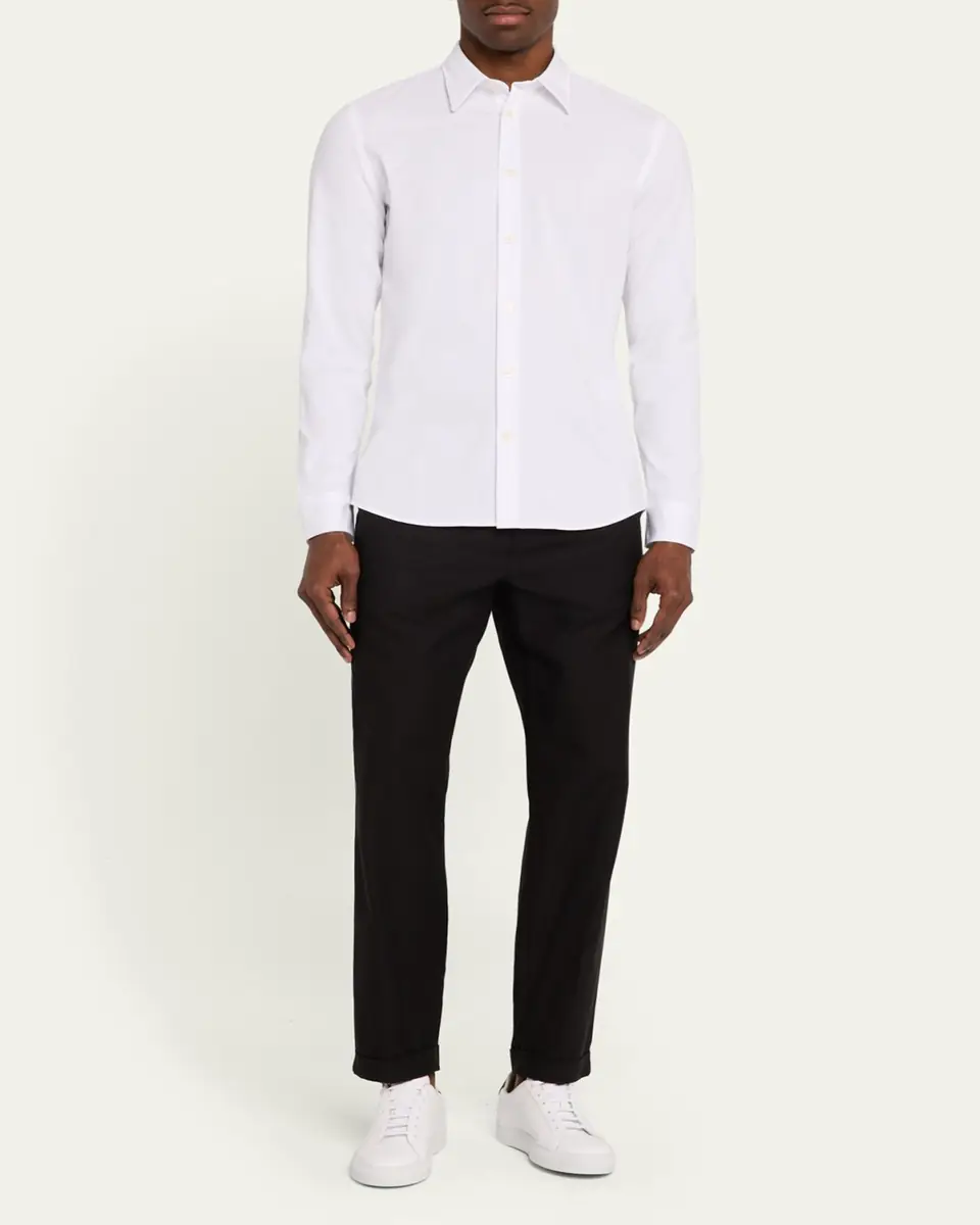 Common Projects Men's Retro Classic Bicolor Leather Low-Top Sneakers | Thumbnail 3