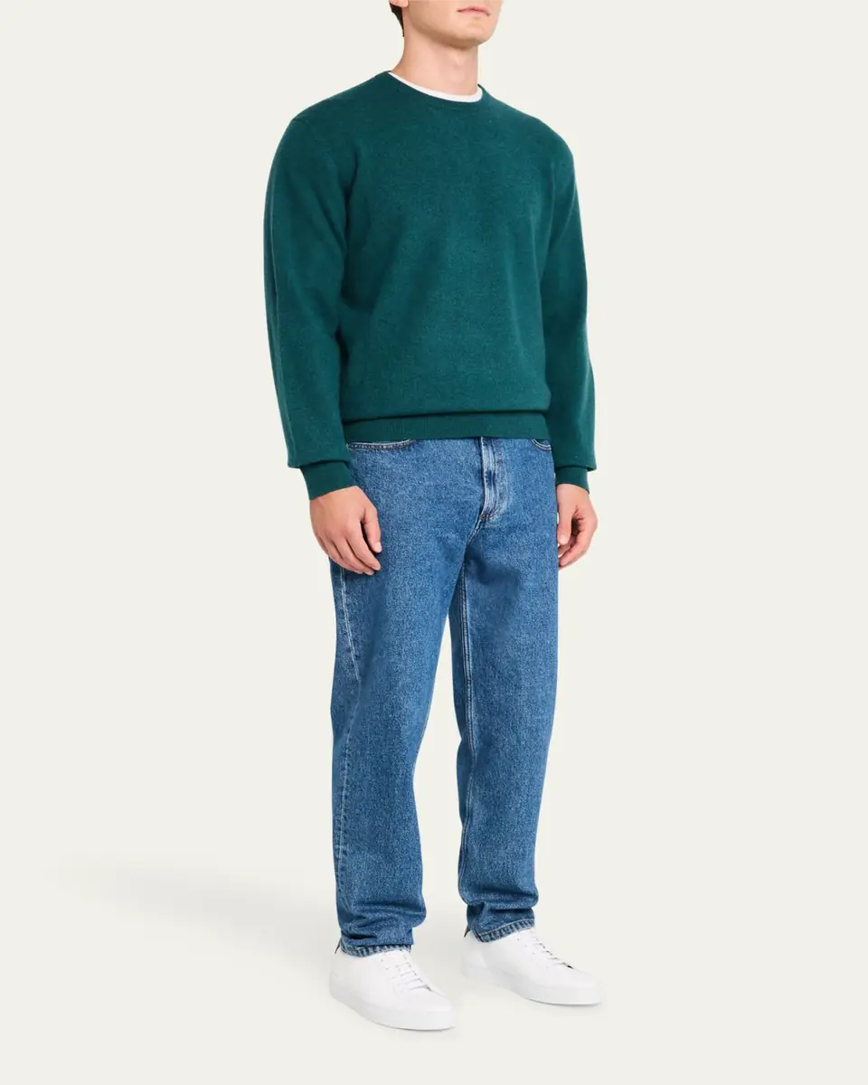 Common Projects Men's Retro Classic Bicolor Leather Low-Top Sneakers | Thumbnail 7