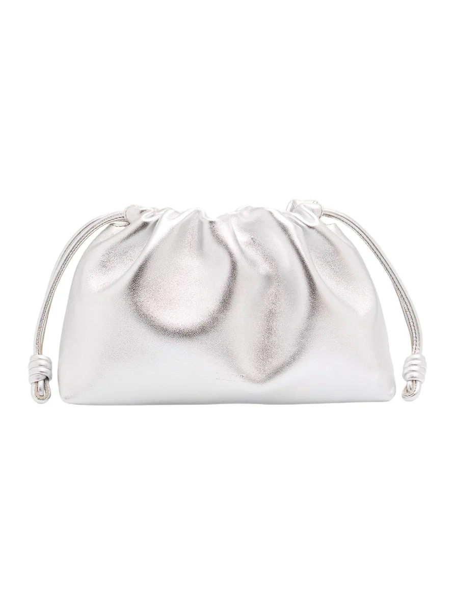 Flamenco Metallic Leather Shoulder Bag Flamenco Metallic Leather Shoulder Bag