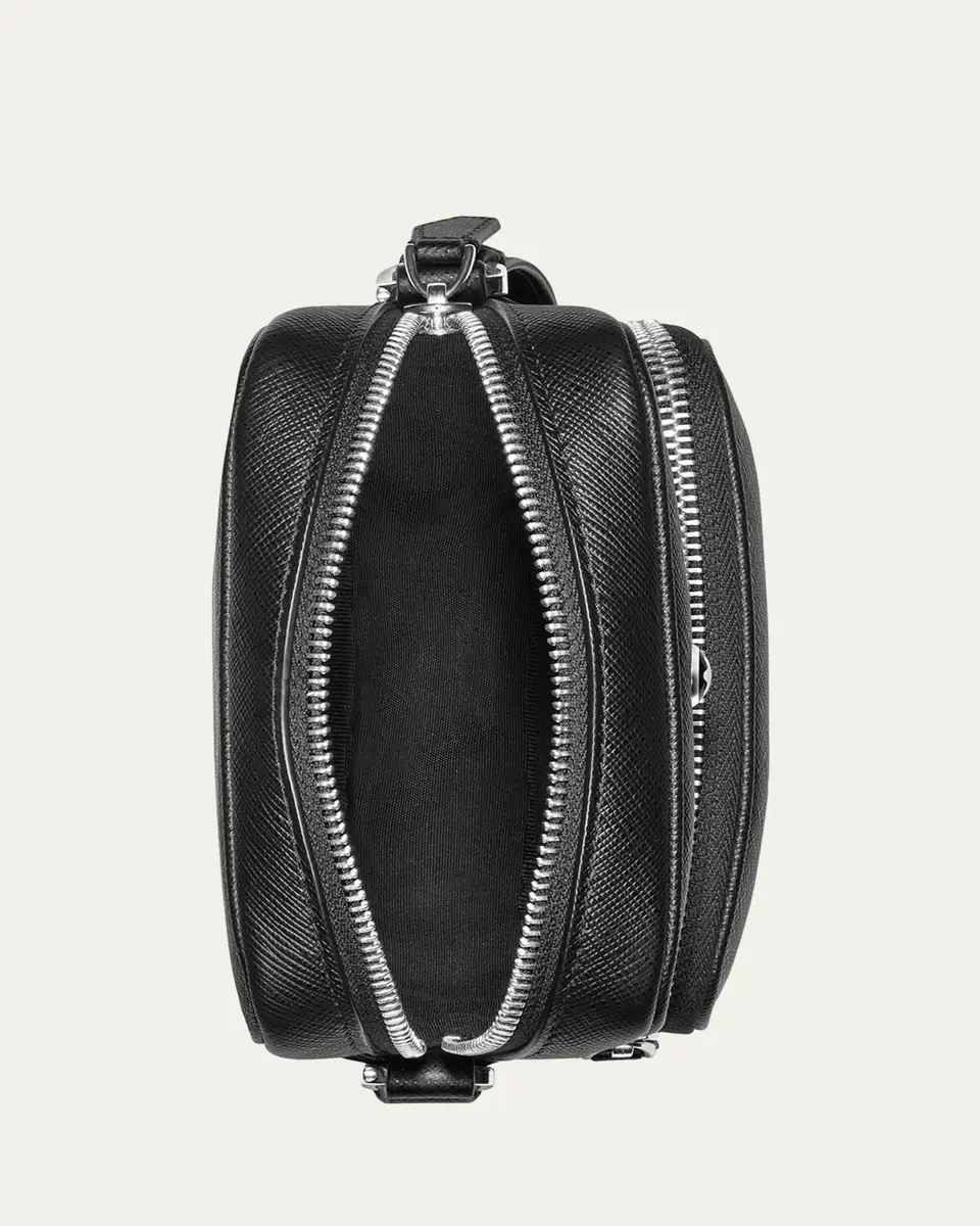 Montblanc Men's Sartorial Nano Saffiano Leather Messenger Bag | Thumbnail 4 Montblanc Men's Sartorial Nano Saffiano Leather Messenger Bag | Thumbnail 4