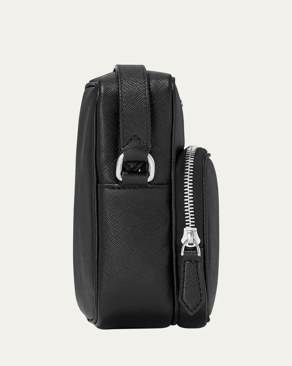 Montblanc Men's Sartorial Nano Saffiano Leather Messenger Bag | Thumbnail 5 Montblanc Men's Sartorial Nano Saffiano Leather Messenger Bag | Thumbnail 5