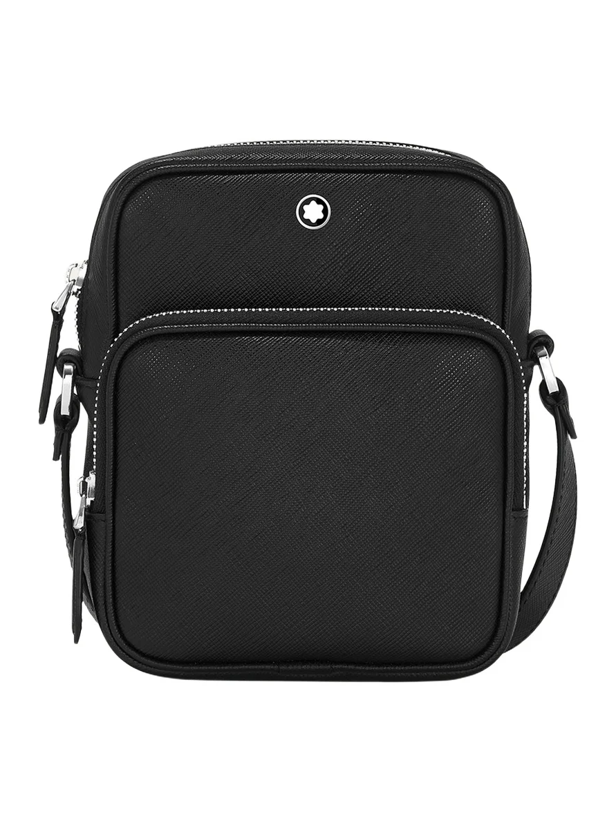 Men's Sartorial Nano Saffiano Leather Messenger Bag