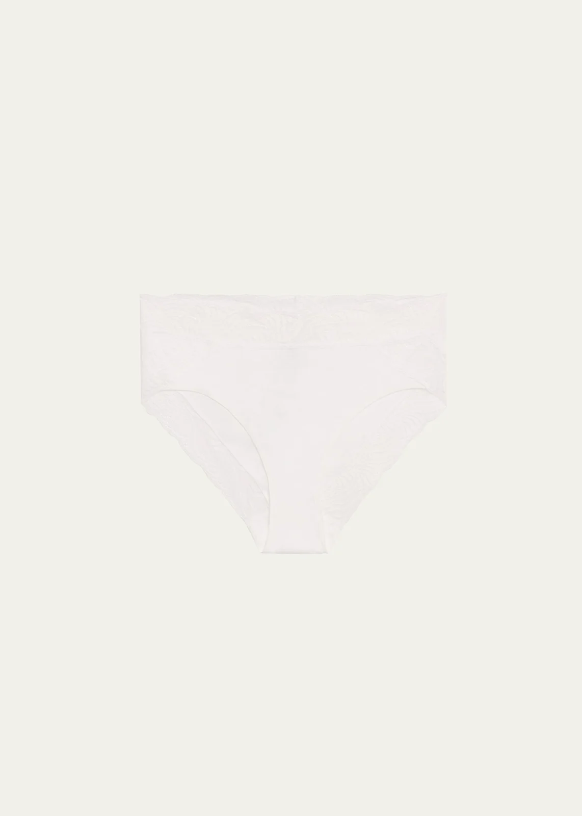 Cotton Delight Lace-Trim High-Cut Briefs