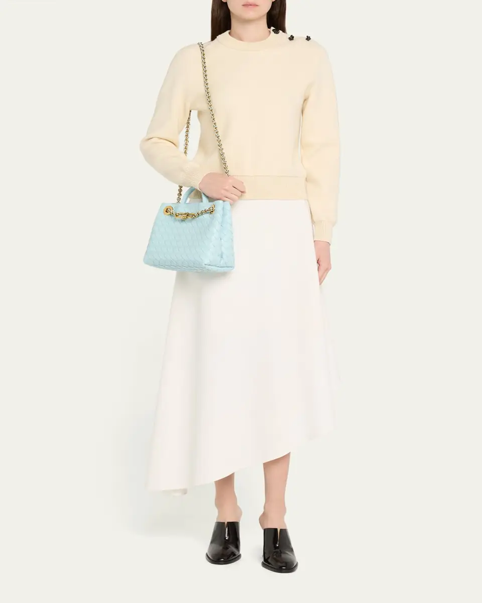 Bottega Veneta Small Andiamo Shoulder Bag with Chain Strap | Thumbnail 17 Bottega Veneta Small Andiamo Shoulder Bag with Chain Strap | Thumbnail 17