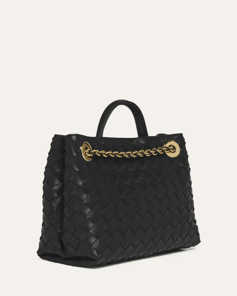 Bottega Veneta Small Andiamo Shoulder Bag with Chain Strap | Thumbnail 3 Bottega Veneta Small Andiamo Shoulder Bag with Chain Strap | Thumbnail 3