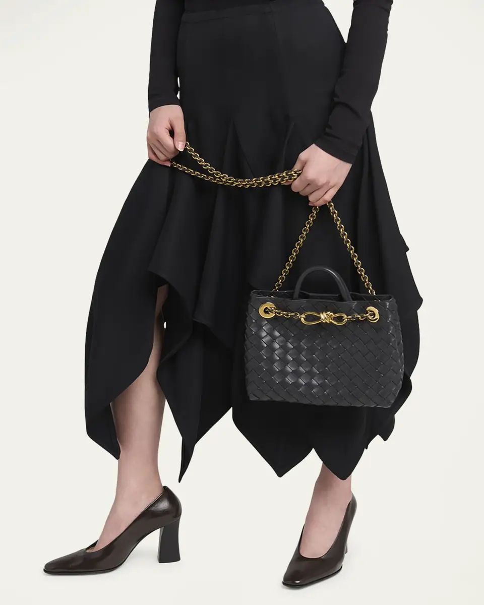 Bottega Veneta Small Andiamo Shoulder Bag with Chain Strap | Thumbnail 10 Bottega Veneta Small Andiamo Shoulder Bag with Chain Strap | Thumbnail 10