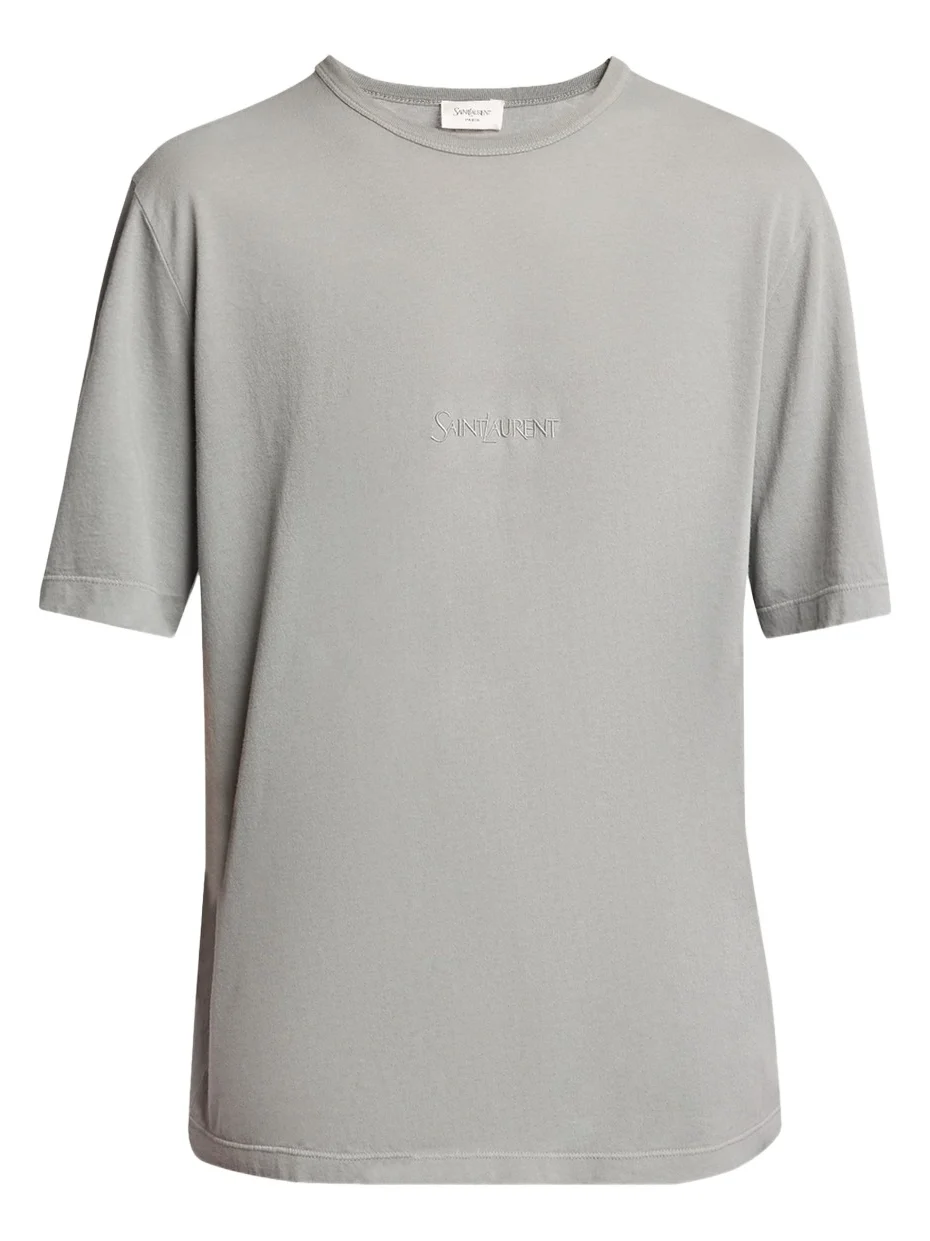 Saint Laurent Men's Basic Logo T-Shirt