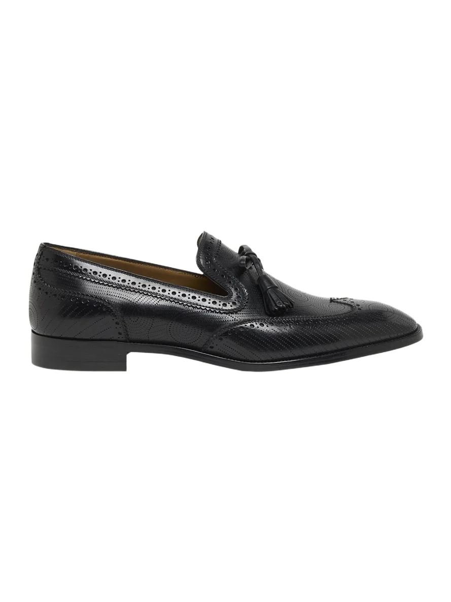 Christian Louboutin Men's Grave Wingtip Brogue Leather Loafers
