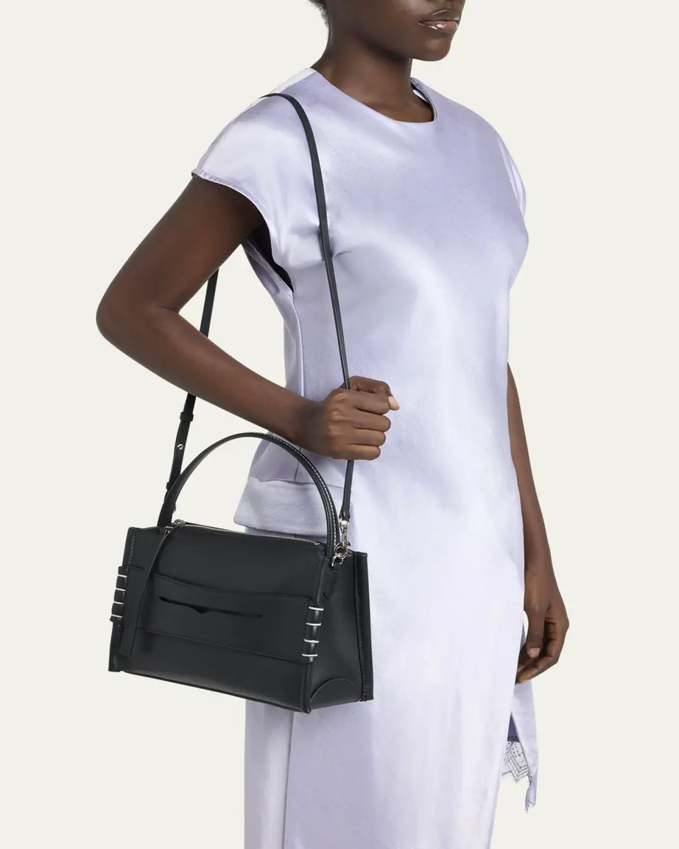 JW Anderson Penny Loafer Leather Top-Handle Bag | Thumbnail 2