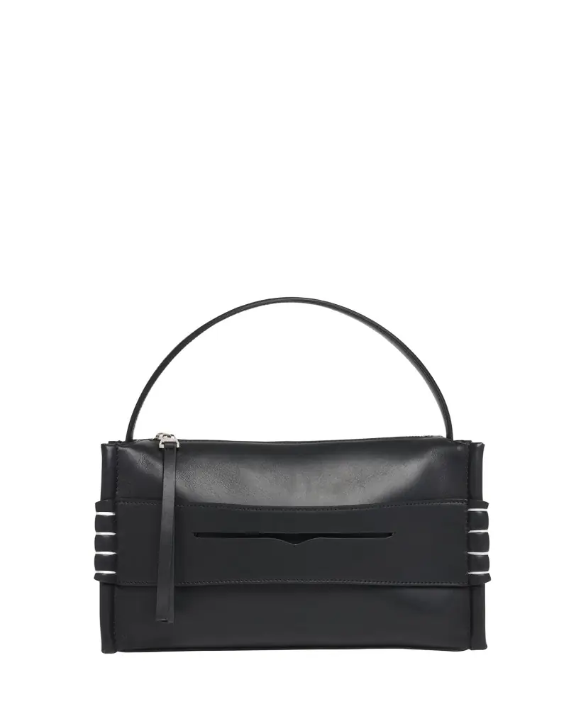 Penny Loafer Leather Top-Handle Bag