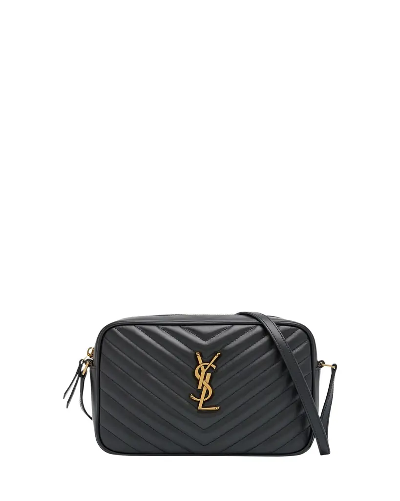 Saint Laurent Lou Medium YSL Camera Bag with Pocket in Quilted Leather | Image 1 Saint Laurent Lou Medium YSL Camera Bag with Pocket in Quilted Leather | Image 1