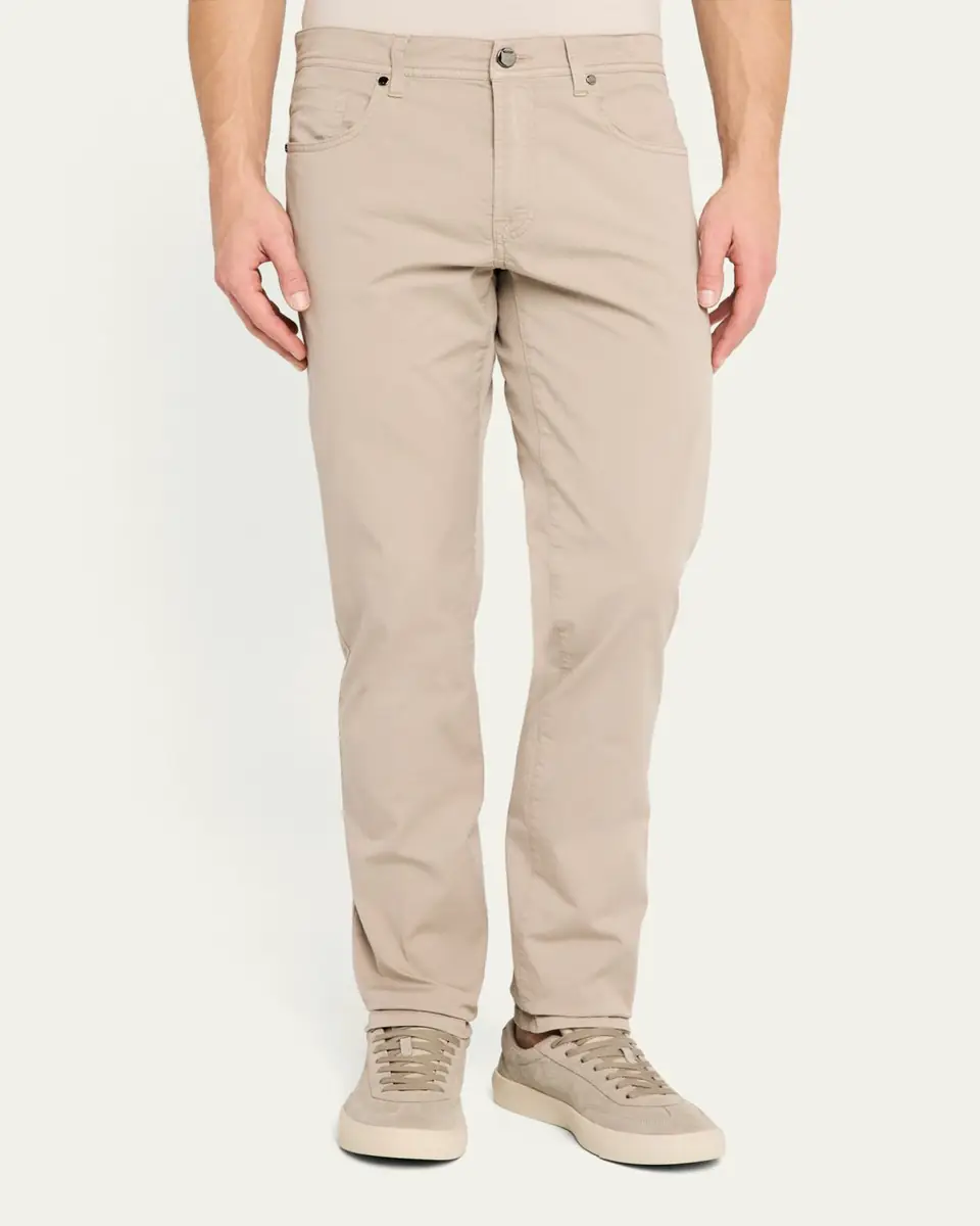 Cesare Attolini Men's Stretch Five-Pocket Pants | Thumbnail 4 Cesare Attolini Men's Stretch Five-Pocket Pants | Thumbnail 4