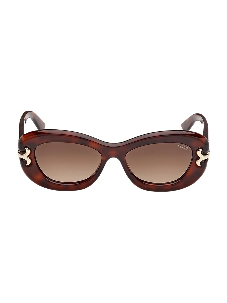 Filigree Acetate Oval Sunglasses