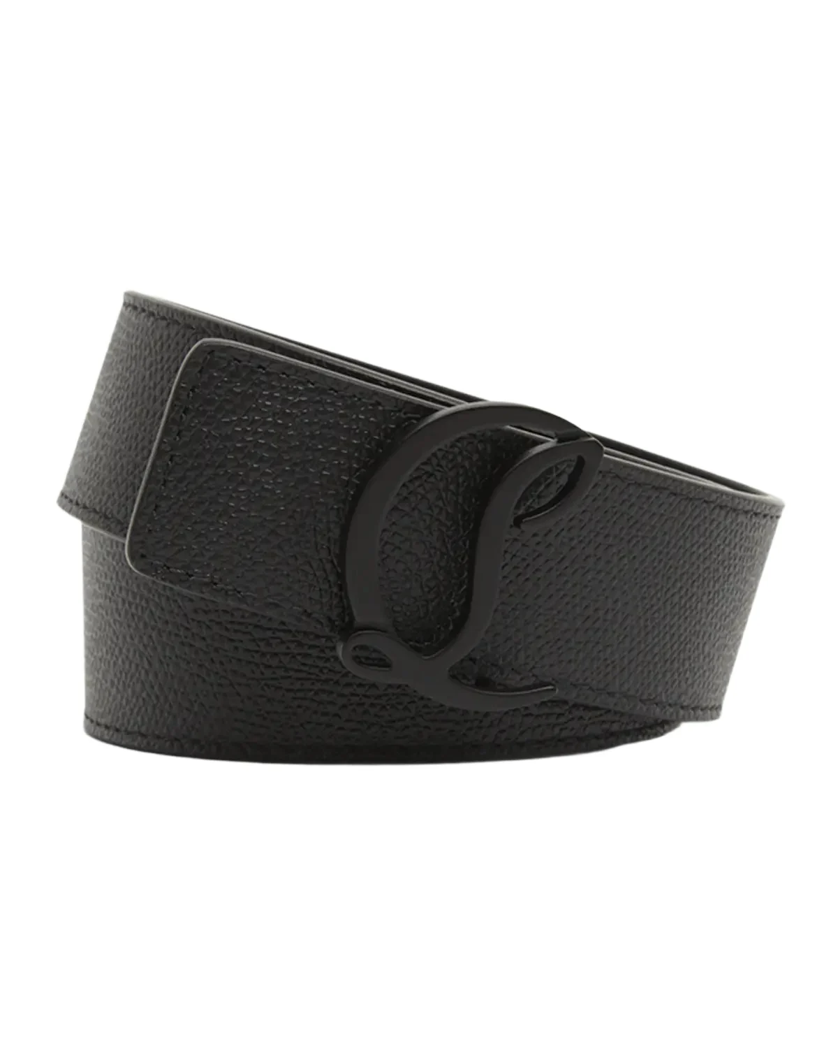 Men's Mooncrest-Buckle Reversible Leather Belt
