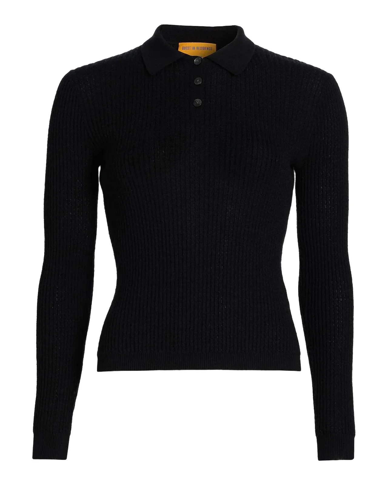 Shrunken Long-Sleeve Cashmere Polo Shrunken Long-Sleeve Cashmere Polo