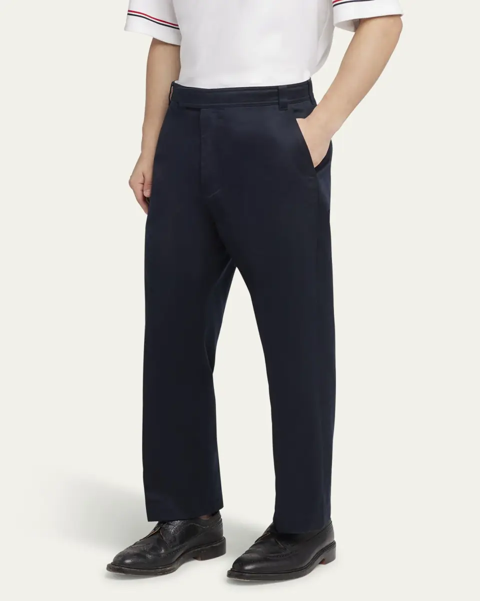 Thom Browne Men's Garment-Dyed Chino Pants | Thumbnail 4