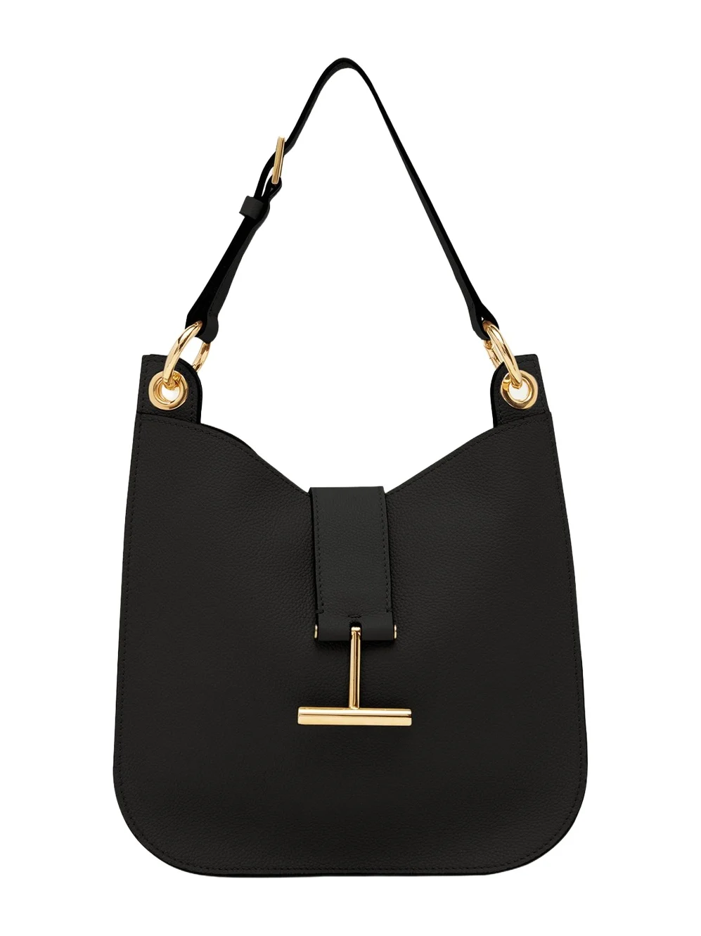 Tara Small Hobo Crossbody in Grained Leather Tara Small Hobo Crossbody in Grained Leather