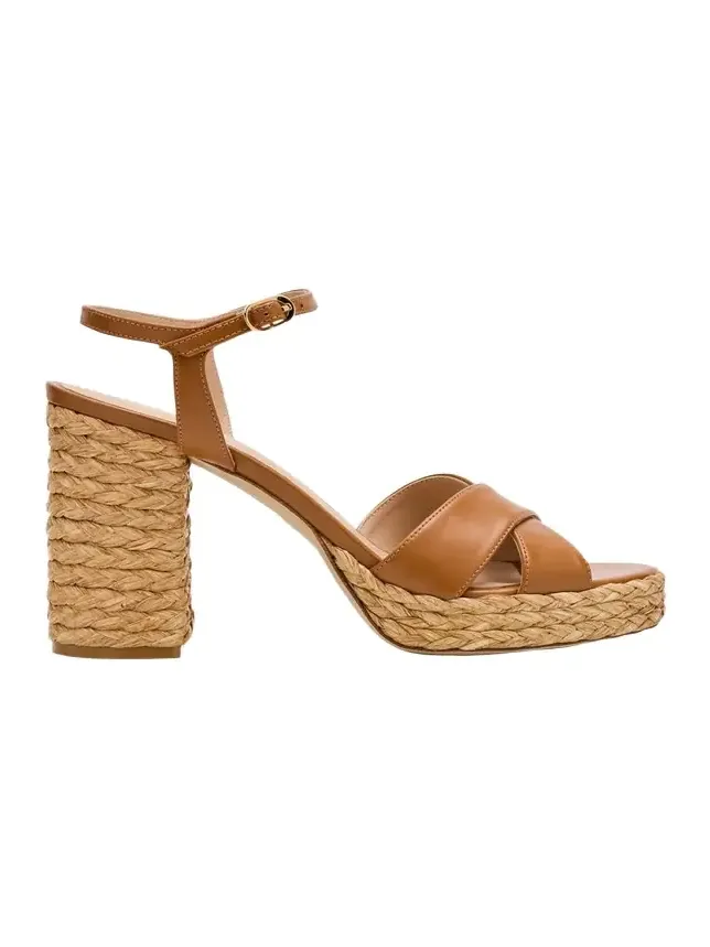Dayna Leather Crisscross Platform Sandals Dayna Leather Crisscross Platform Sandals
