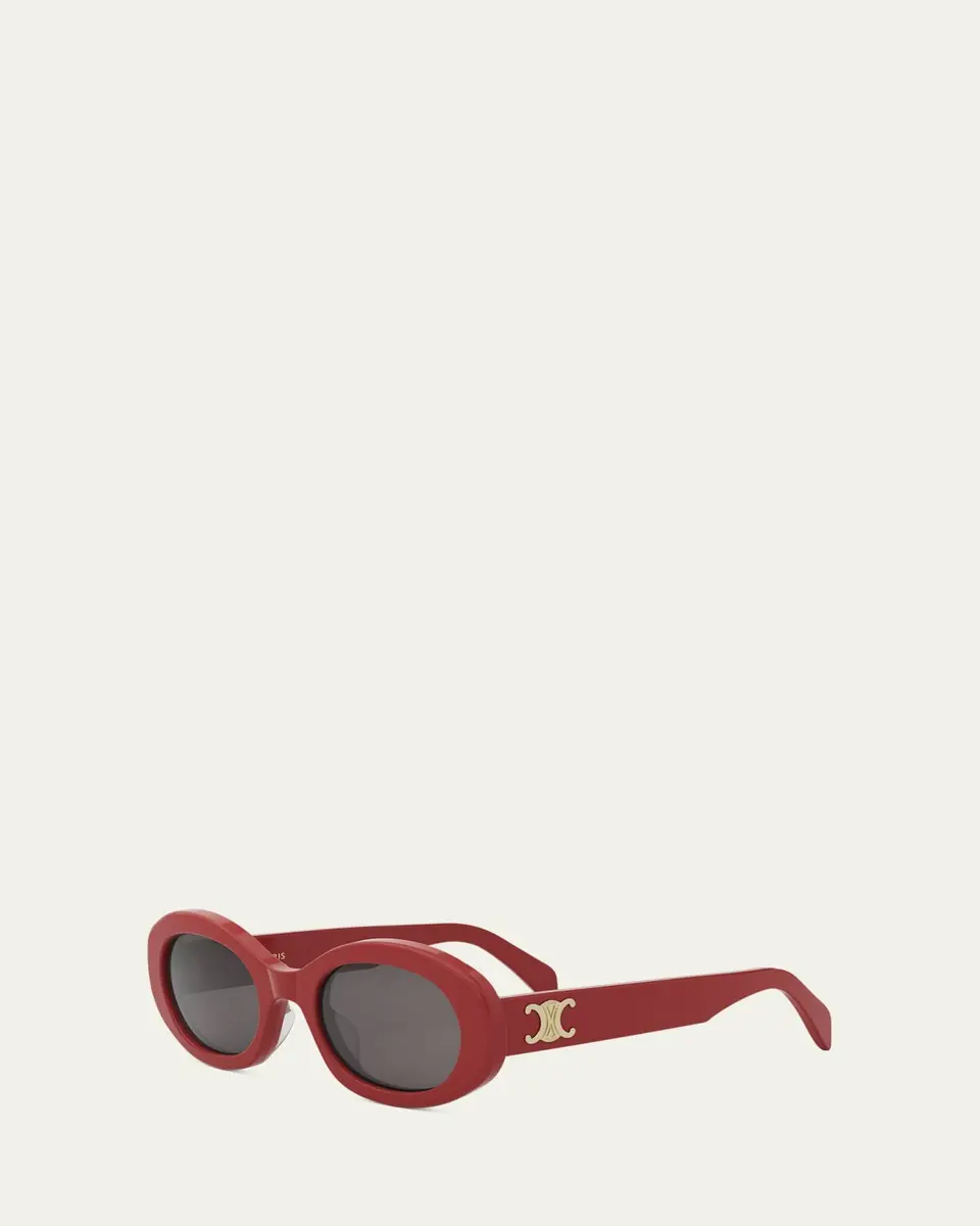 Celine Triomphe Oval Sunglasses | Thumbnail 2 Celine Triomphe Oval Sunglasses | Thumbnail 2