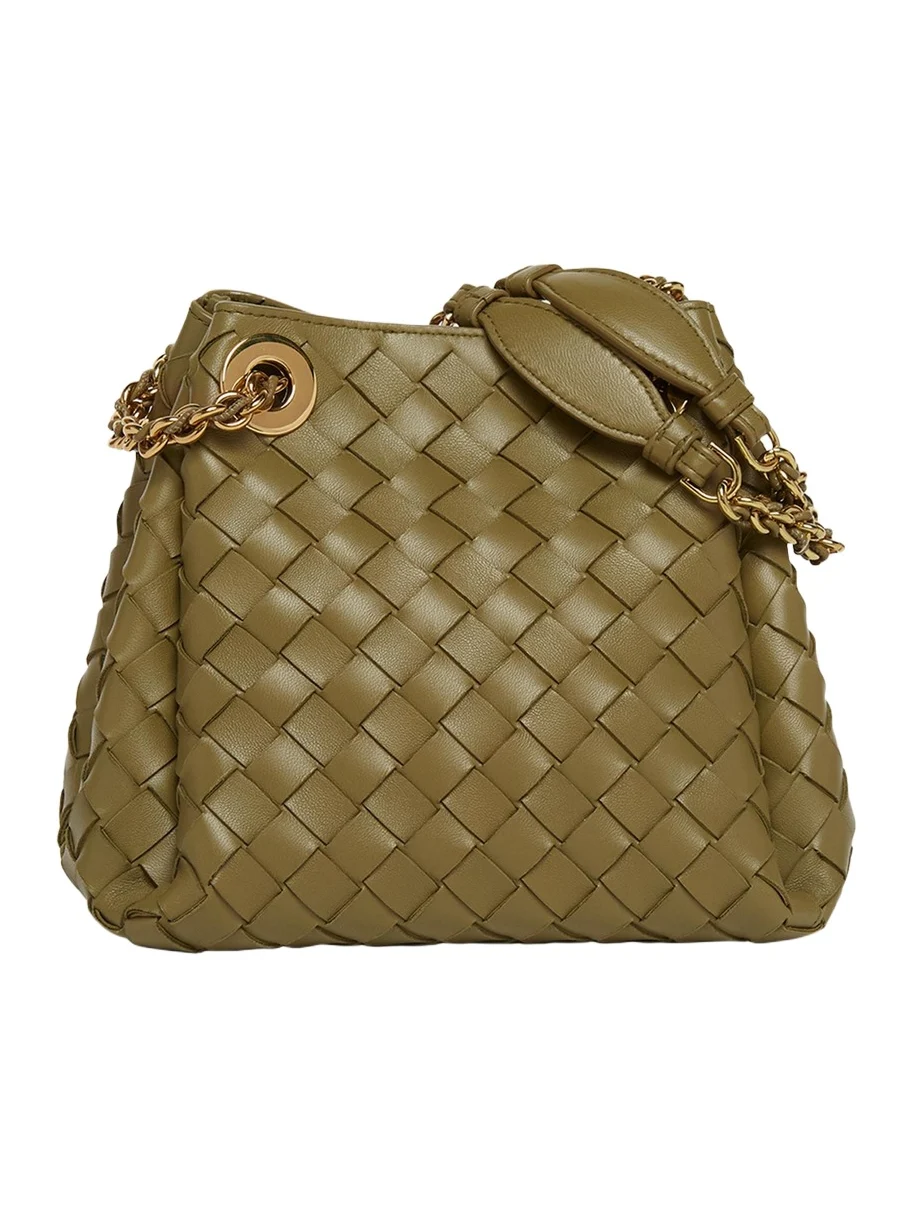 Small Parachute Leather Shoulder Bag Small Parachute Leather Shoulder Bag