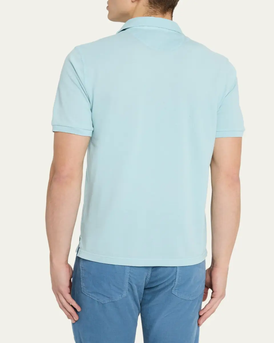 Fedeli Men's Pique Polo Shirt | Thumbnail 3 Fedeli Men's Pique Polo Shirt | Thumbnail 3