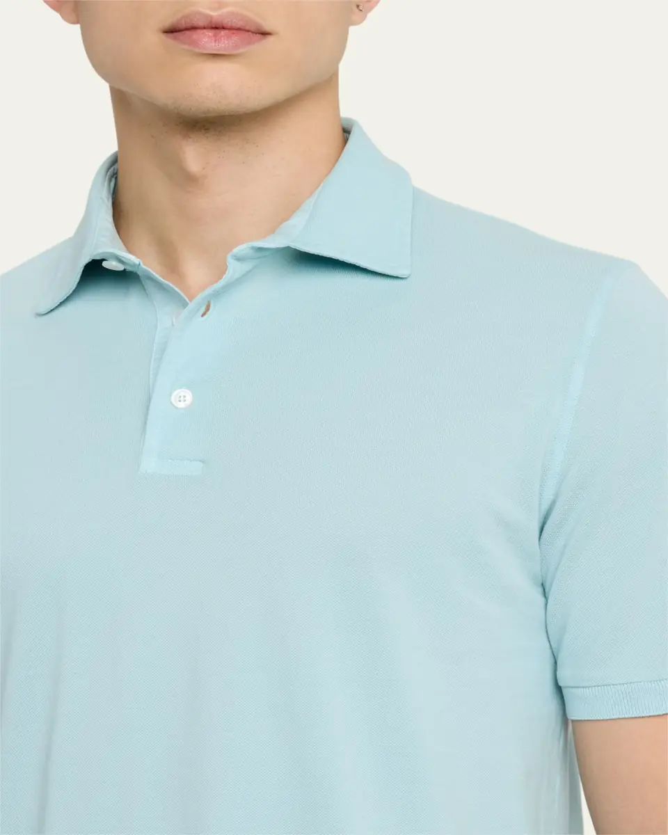 Fedeli Men's Pique Polo Shirt | Thumbnail 5 Fedeli Men's Pique Polo Shirt | Thumbnail 5