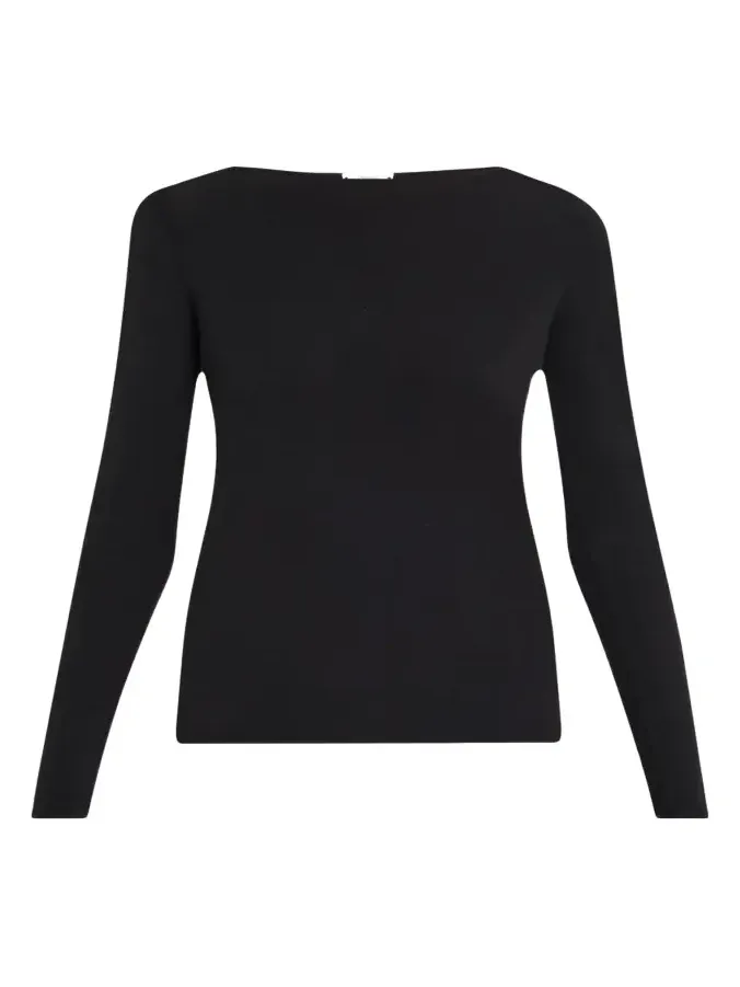 Pure Bateau-Neck Jersey Top Pure Bateau-Neck Jersey Top